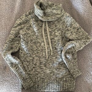 Athleta Gray Cowl Neck Sweater